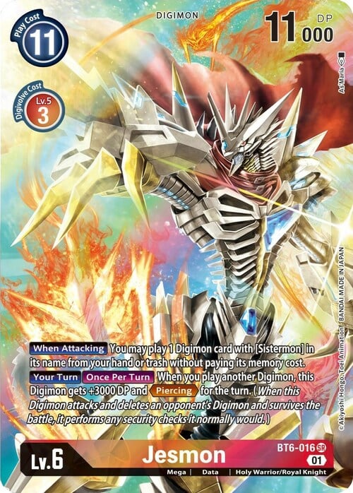 Jesmon Card Front