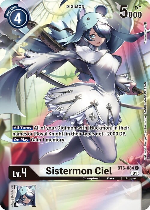 Sistermon Ciel Card Front