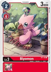 Biyomon · Official Tournament Pack Vol.3 ST1-02P2