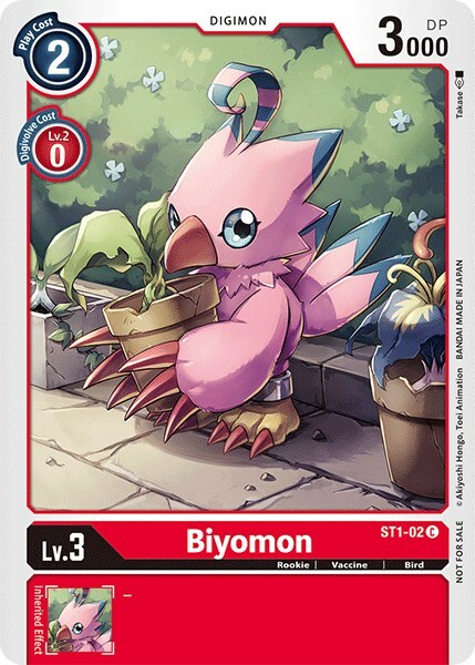Biyomon Card Front