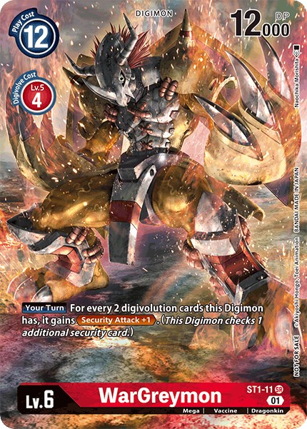 digimon card game wargreymon Digimon Across Time Super Rare WarGreymon Bt12-070