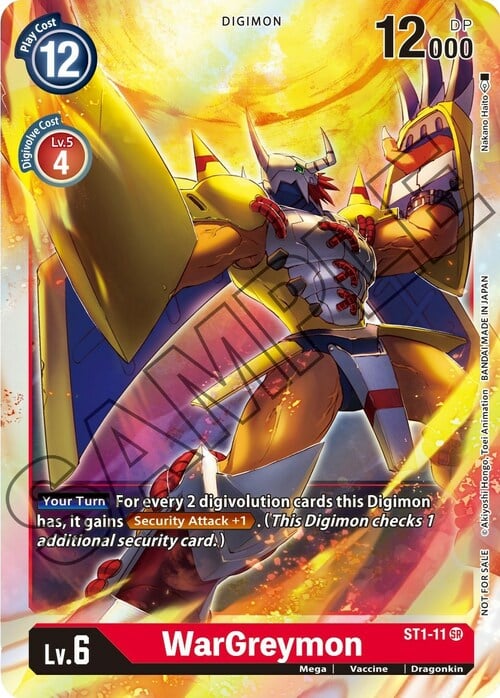 WarGreymon Card Front