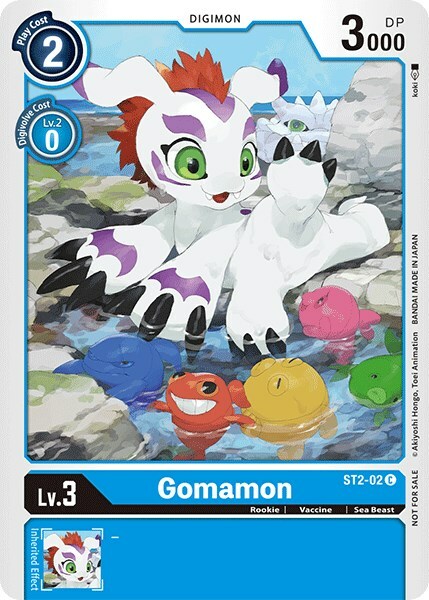 Gomamon Card Front