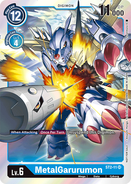 MetalGarurumon Card Front