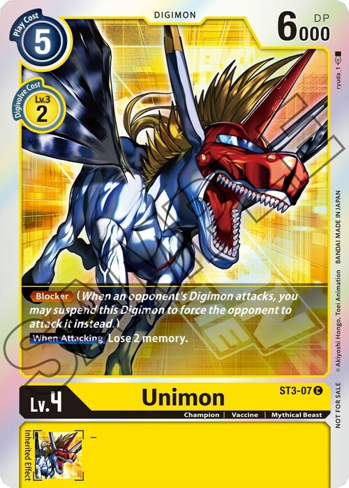 Unimon Card Front