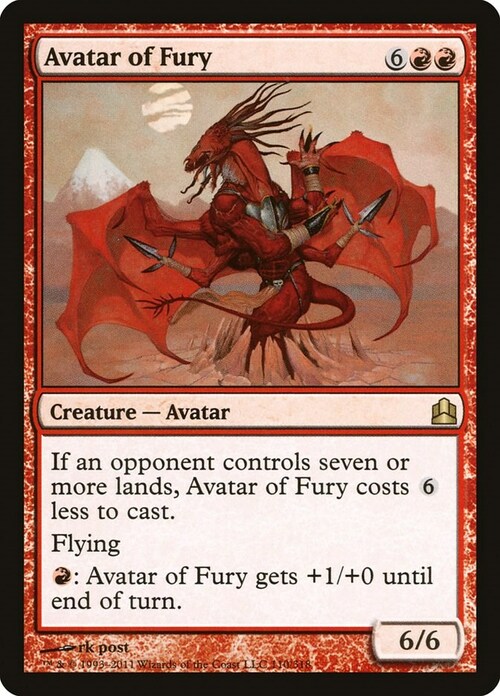 Avatar della Furia Card Front