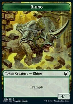 Rhino // Wolf Card Front