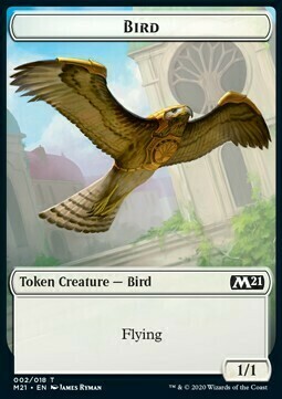 Bird / Saproling Card Front