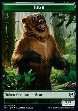 Bear // Human Warrior Card Front