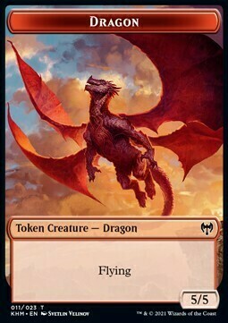 Dragon // Human Warrior Card Front