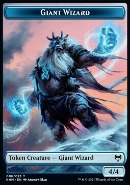 Giant Wizard // Dwarf Berserker Card Front