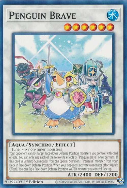 Penguin Brave Card Front