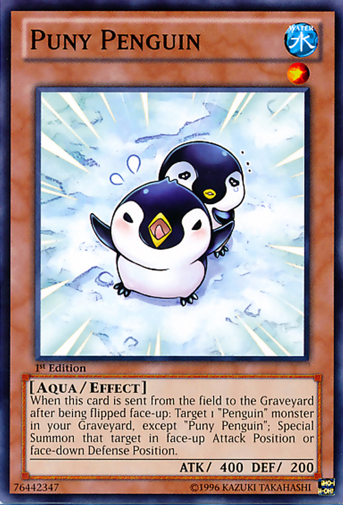 Puny Penguin Card Front