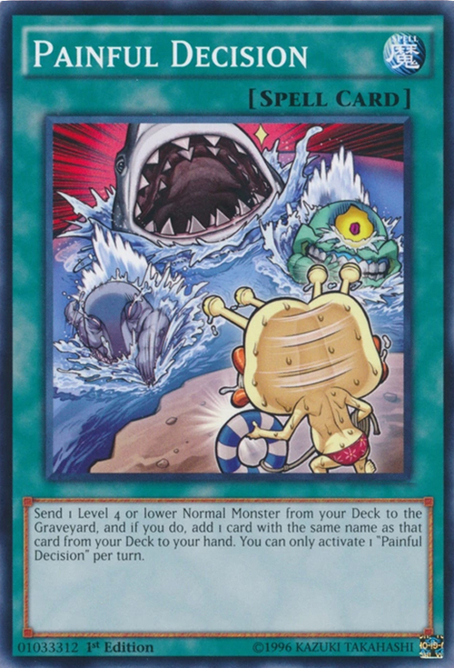 Decisione Dolorosa Card Front