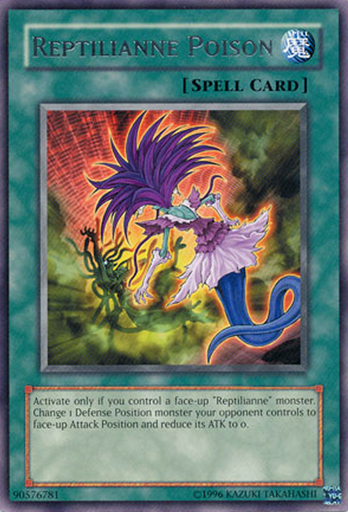 Reptilianne Poison Card Front
