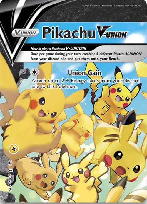 Pikachu V-UNION Card Front