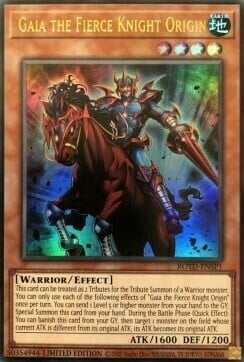 Gaia the Fierce Knight Origin Card Front
