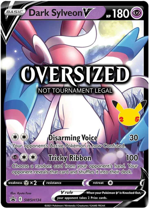Dark Sylveon V Card Front