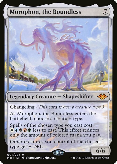 Morophon, the Boundless Card Front