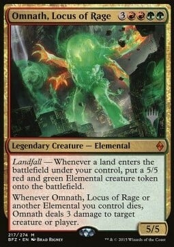 Omnath, Locus of Rage Card Front