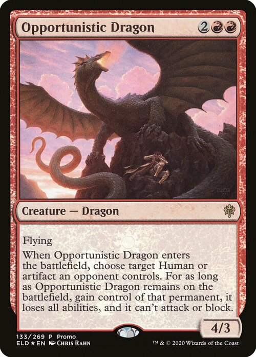Opportunistic Dragon Card Front
