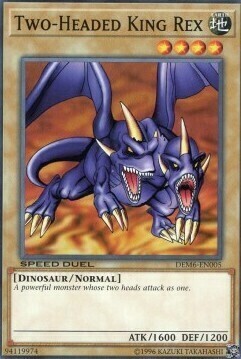 Two-Headed King Rex Card Front