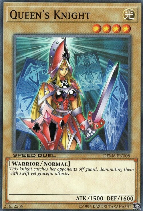 Queen's Knight Card Front