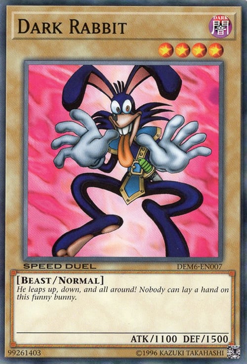 Dark Rabbit Card Front