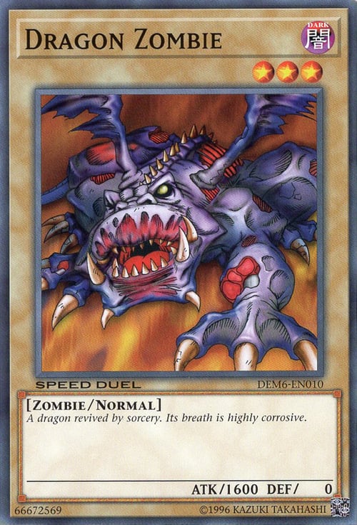 Dragon Zombie Card Front