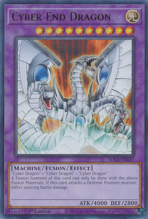 Cyber End Dragon Card Front