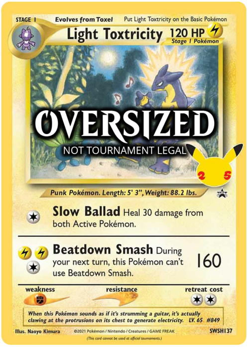 Light Toxtricity Card Front