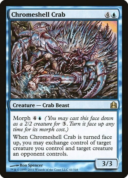 Chromeshell Crab Card Front