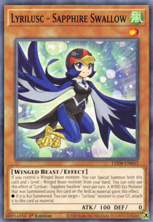 Lyrilusc - Sapphire Swallow Card Front