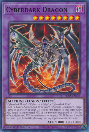 Cyberdark Dragon Card Front