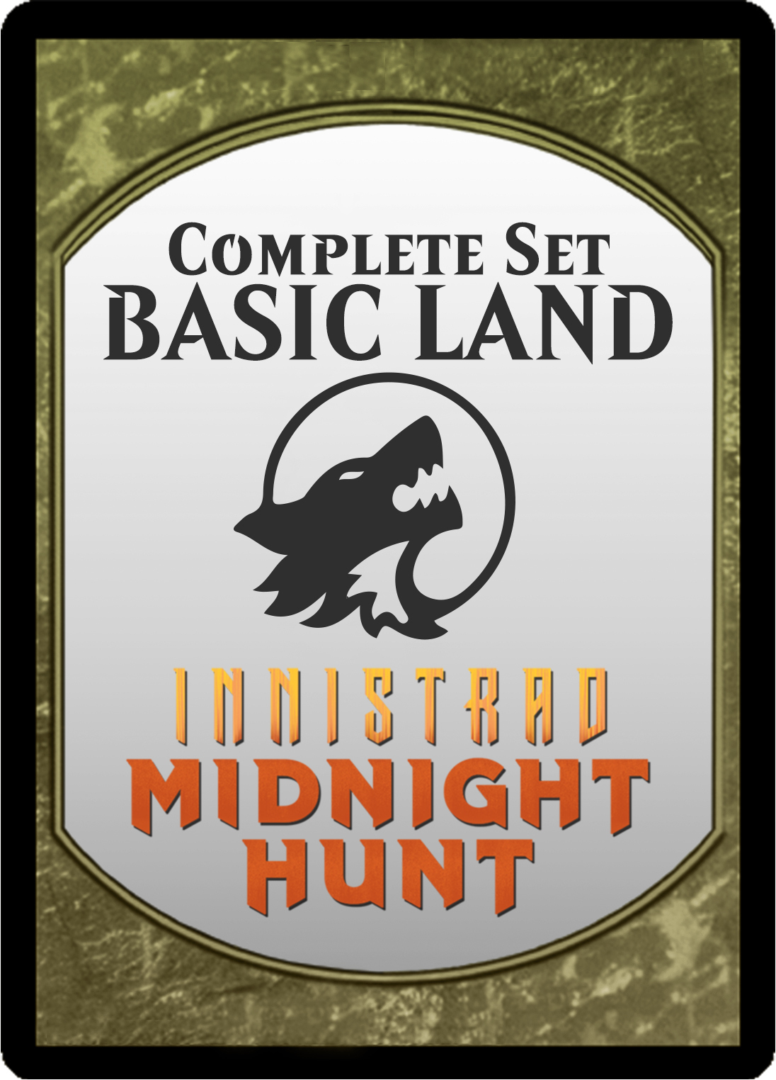 Innistrad Midnight Hunt: Basic Land Set