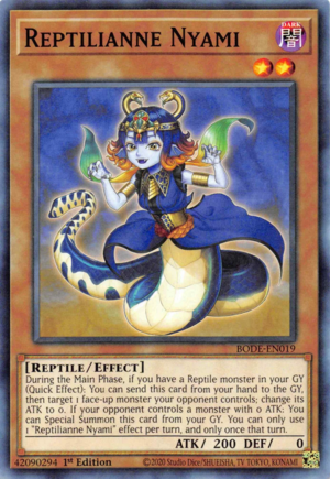 Reptilianne Nyami Card Front