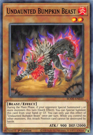 Undaunted Bumpkin Beast Card Front