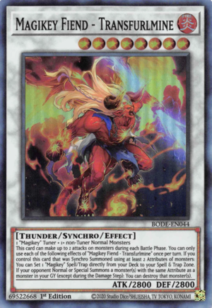 Demone Magichiave - Transfurlmine Card Front