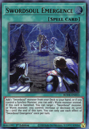 Swordsoul Emergence Burst of Destiny | Yu-Gi-Oh! | CardTrader