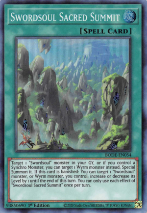 Swordsoul Sacred Summit Card Front