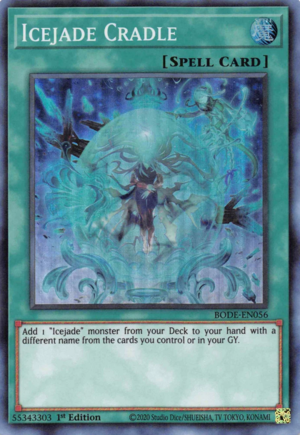 Icejade Cradle Card Front