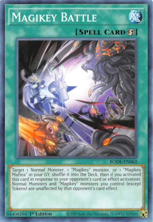 Magikey Battle Card Front
