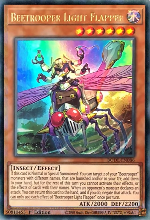 Beetrooper Light Flapper Card Front