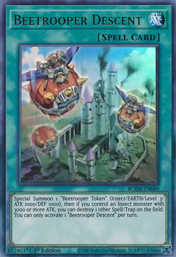 Discesa Scarasoldato Card Front