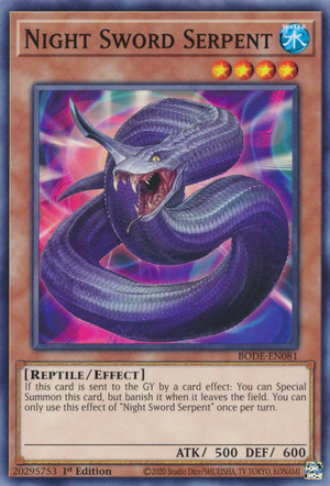 Night Sword Serpent Card Front