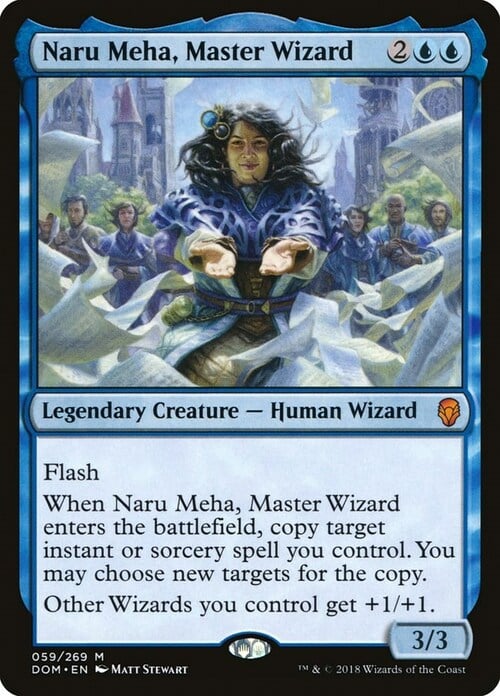 Naru Meha, Master Wizard Card Front