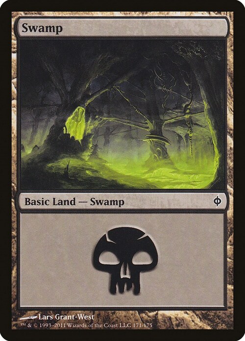 Swamp Card Front