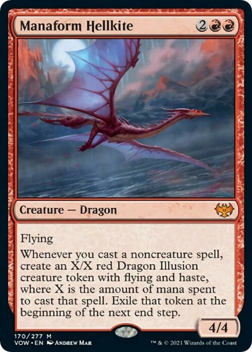 Manaform Hellkite Card Front