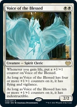 Voice of the Blessed Card Front