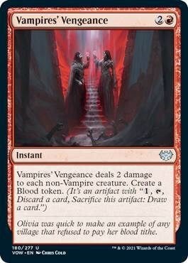 Vampires' Vengeance Card Front